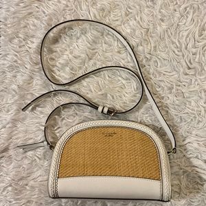 Kate Spade Straw Woven Braided Purse Shoulder Bag